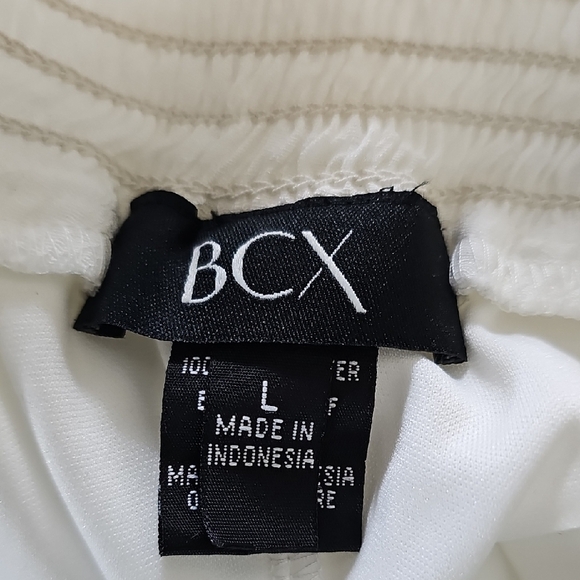 BCX Sheer White Pants - Picture 9 of 11